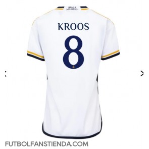 Real Madrid Toni Kroos #8 Primera Equipación Mujer 2023-24 Manga Corta